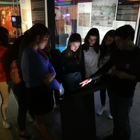 Visita de estudo à Casa do Infante, na cidade do Porto